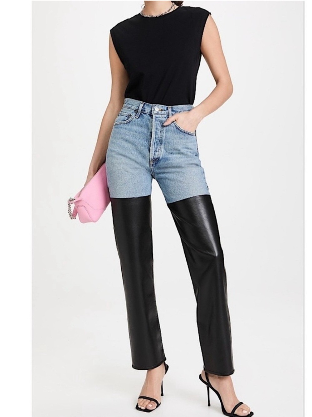 ⚡️AGOLDE Pieced 90s Pinch Waist Jeans With Two-Toned Design